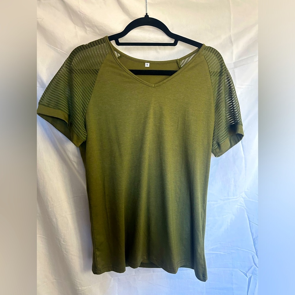 Green shirt